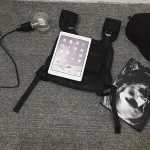 Bag Chest Taille Hip Hop Streetwear große Kapazität Sport lässig Taktische Weste Taschen für Männer 12 Hauptteile der militärischen Taschen - №5