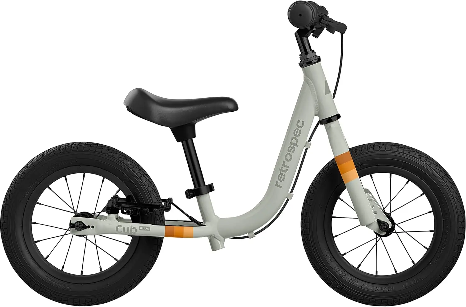 Cub Plus Toddler Balance Bike for Boys & Girls Ages 18 Months - 4 Years No Pedals with Lightweight Frame and Adjustable V-Brake,