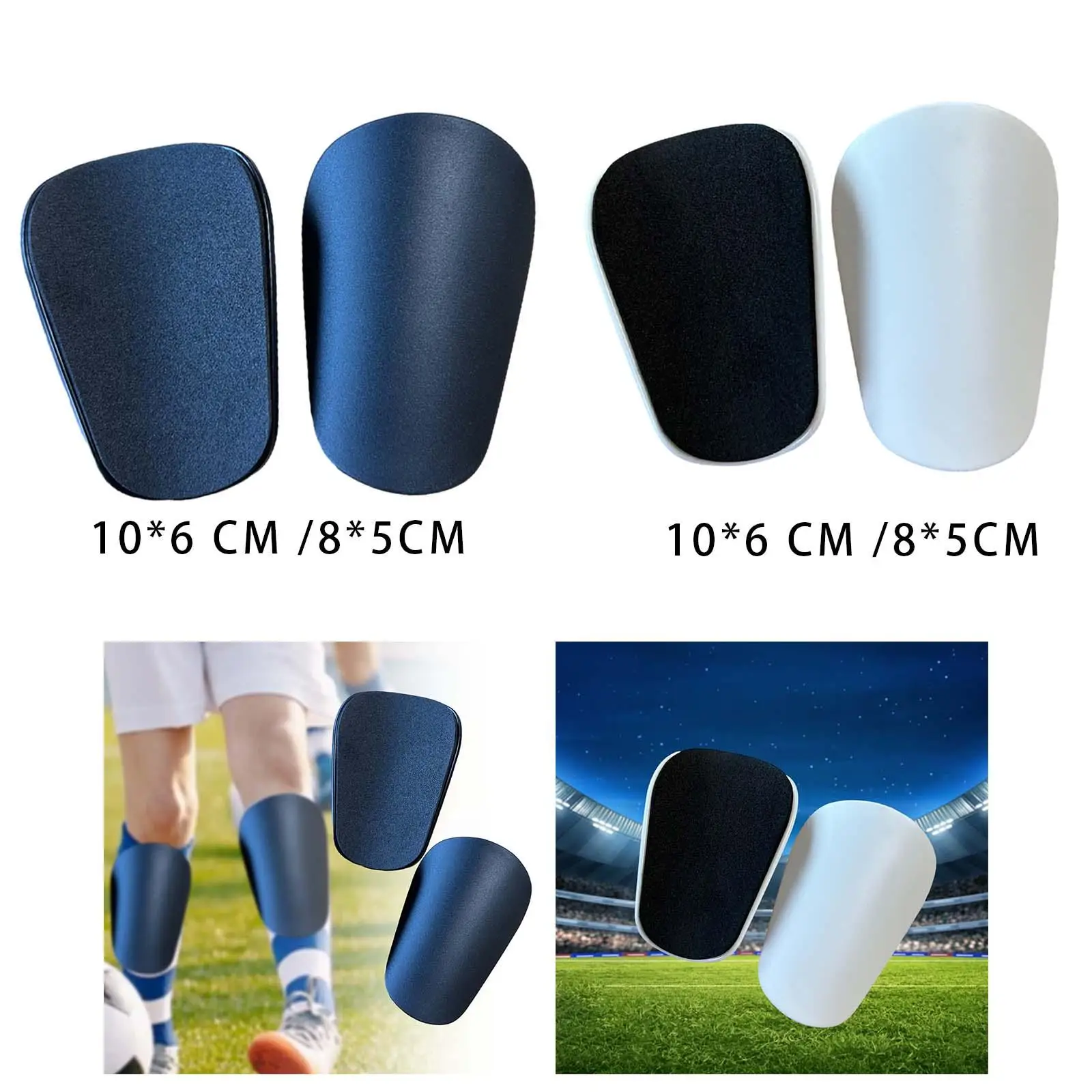 2 × وسادات قصبة كرة القدم الصغيرة، معدات التدريب، واقيات ساق كرة القدم الصغيرة
