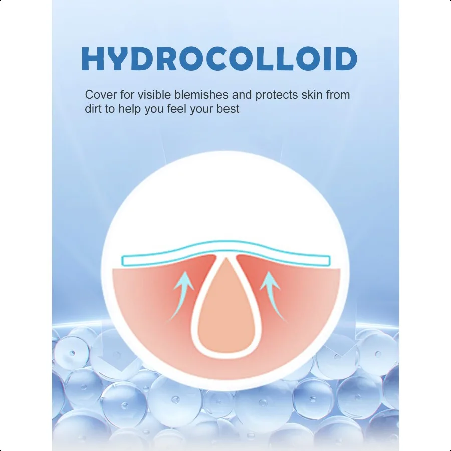 Plasterki na pryszcze, plasterki hydrokoloidowe na twarz, urocze naklejki w kształcie gwiazdek na wypryski, kolorowe naklejki na plamy z olejkiem z drzewa herbacianego i kwasem salicylowym.