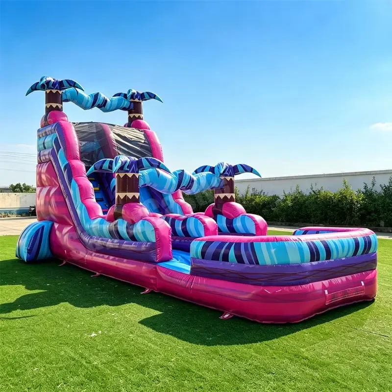 New Summer18ft Inflatable Water Slide Large Inflatable Slide Custom Water Slides Inflatable for Adult for Party Rental