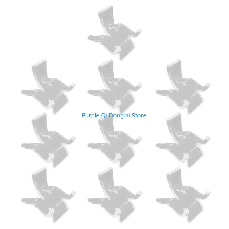 L21E Acrylic Crystal Display Stand 10pcs/set Clear Storage Geodes Rock Mineral Agate