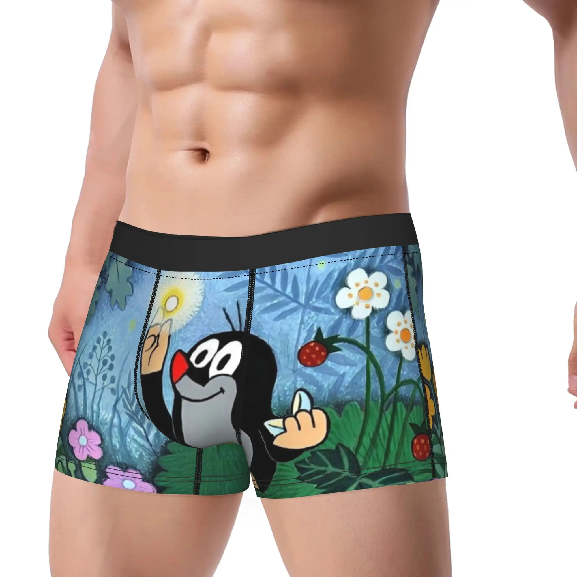 Little Mole  Merch Boxers Shorts Fun Underwear  Boxer Pants Gag Gift For Men