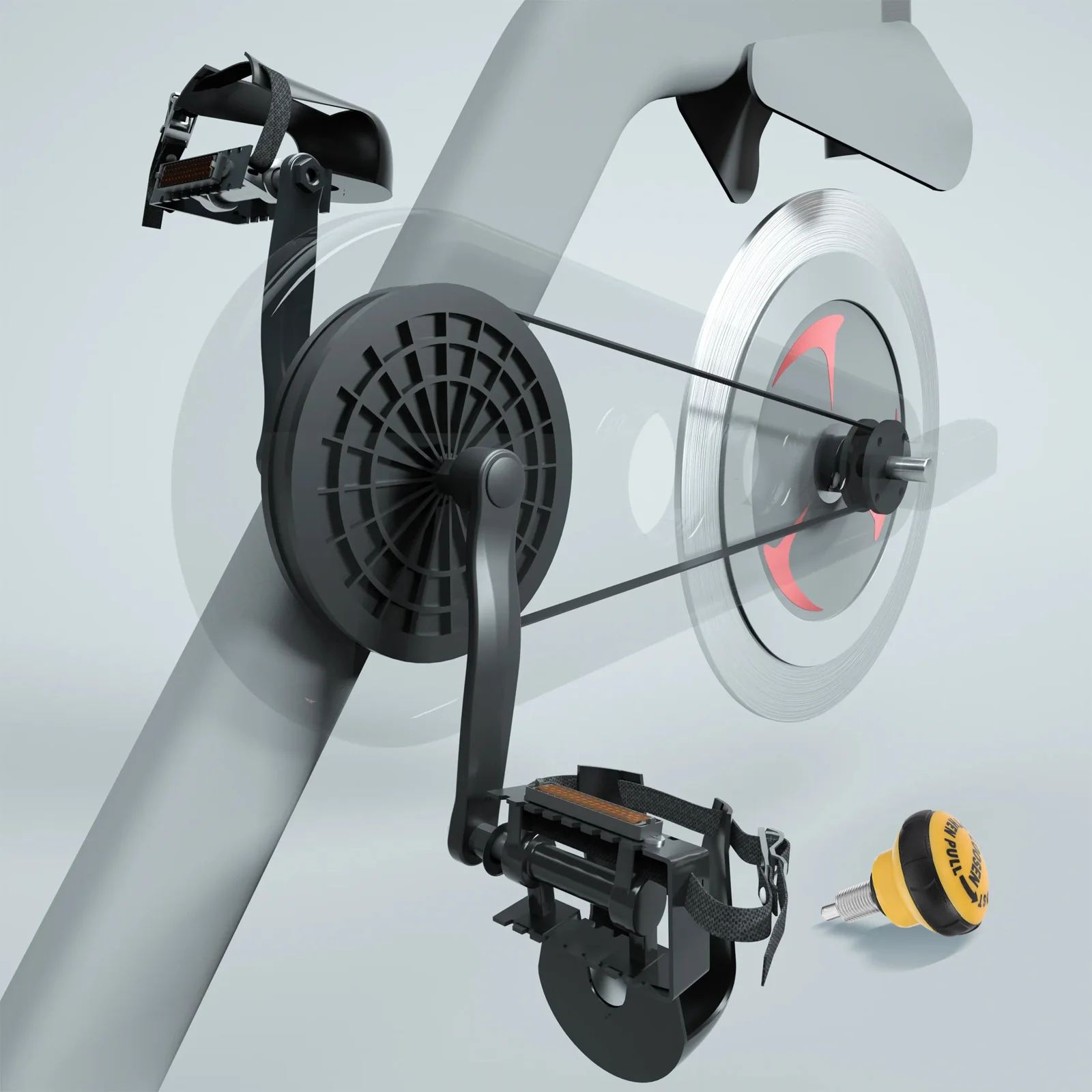 

Rotating Pull Pin Spring Knob for Fitness Equipment Weight Bench Indoor Cycling Bike Home Gym Replacement Part Adjustable