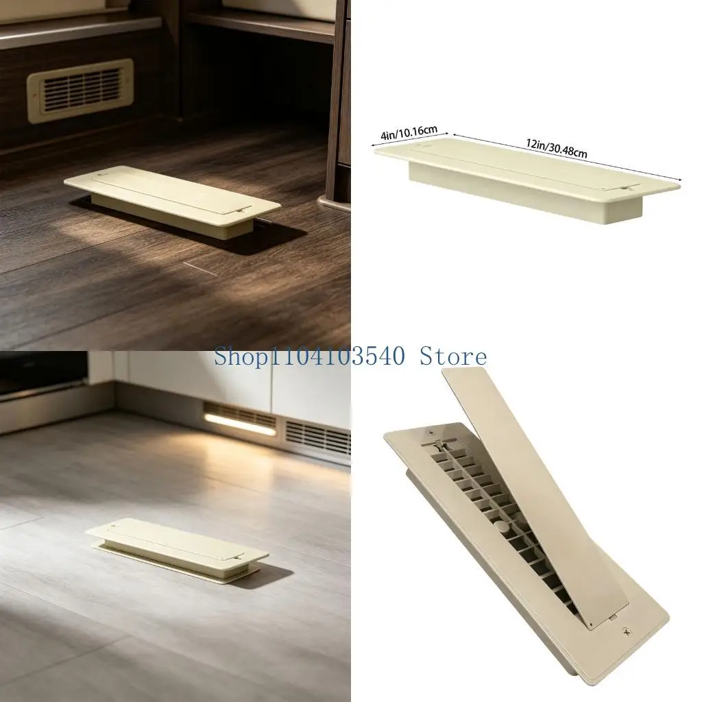 02DC Floor Grille Cover for Mobile Interior Areas with Detachable Sections for Interi