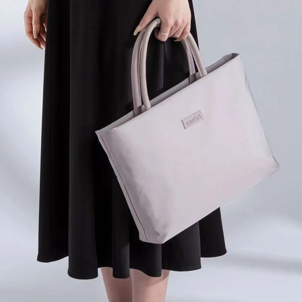 Fashion 16inch Laptop Bag Shockproof Airbag Shoulder Straps Laptop Sleeve Lightweight Multi-pockets Ultrabook Cover Briefcase