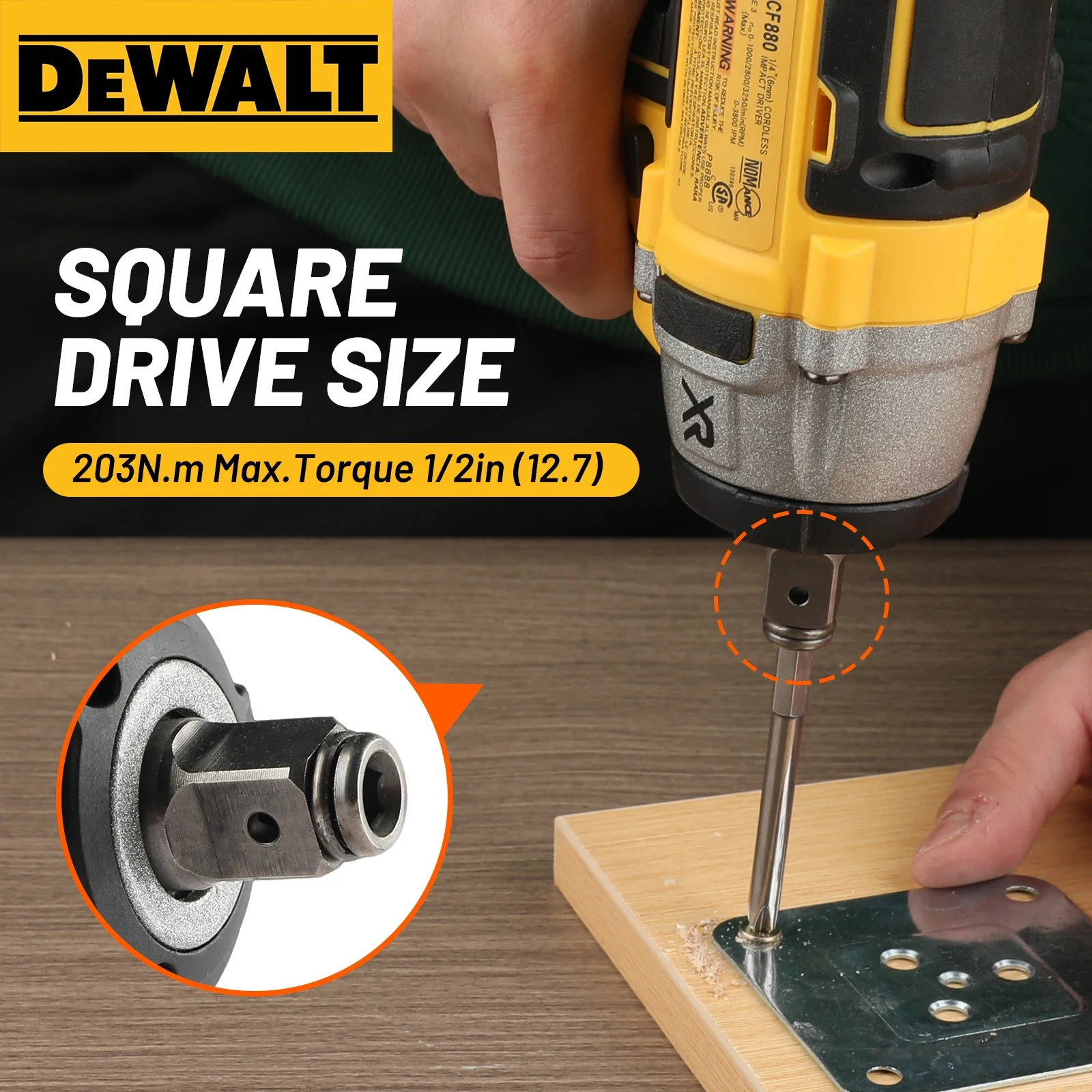 Dewalt DCF880 Компактный аккумулятор 20 В Беспроводные электроинструменты Беспроводной ударный гайковерт 3250 об/мин Перезаряжаемый бесщеточный ударный гайковерт Dewalt DCF880 Компактный аккумулятор 20 В Беспроводные электроинструменты Беспроводной ударный гайковерт 3250 об/мин Перезаряжаемый бесщеточный ударный гайковерт
