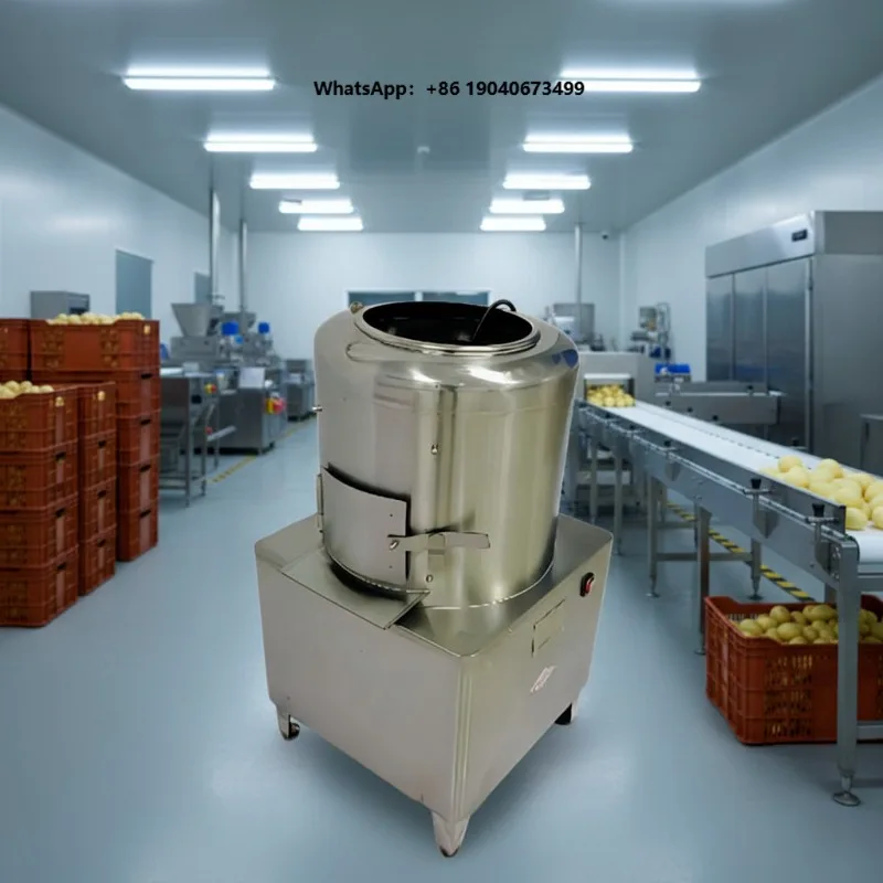 Potato Peeler Cleaning Washing French Fries Processing Machine Turmeric Ginger Potato Peeler Machine XH