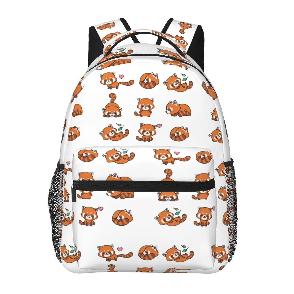 

Red Panda Pattern Backpacks Boys Girls Bookbag Students School Bags Cartoon Travel Rucksack Shoulder Bag Large Capacity