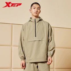 Xtep Jacket For Men And Women 2024 Spring Wind Proof Fashion Unisex Coat Street Style Training Outdoor Couples Tops 876127110103