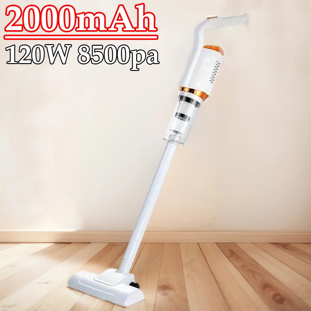 Handheld Vacuum Cleaner 120W 8500pa Wireless Vacuum Cleaner Household CarPortable Dual Purpose Mop Vacuum Cleaner Sweeper