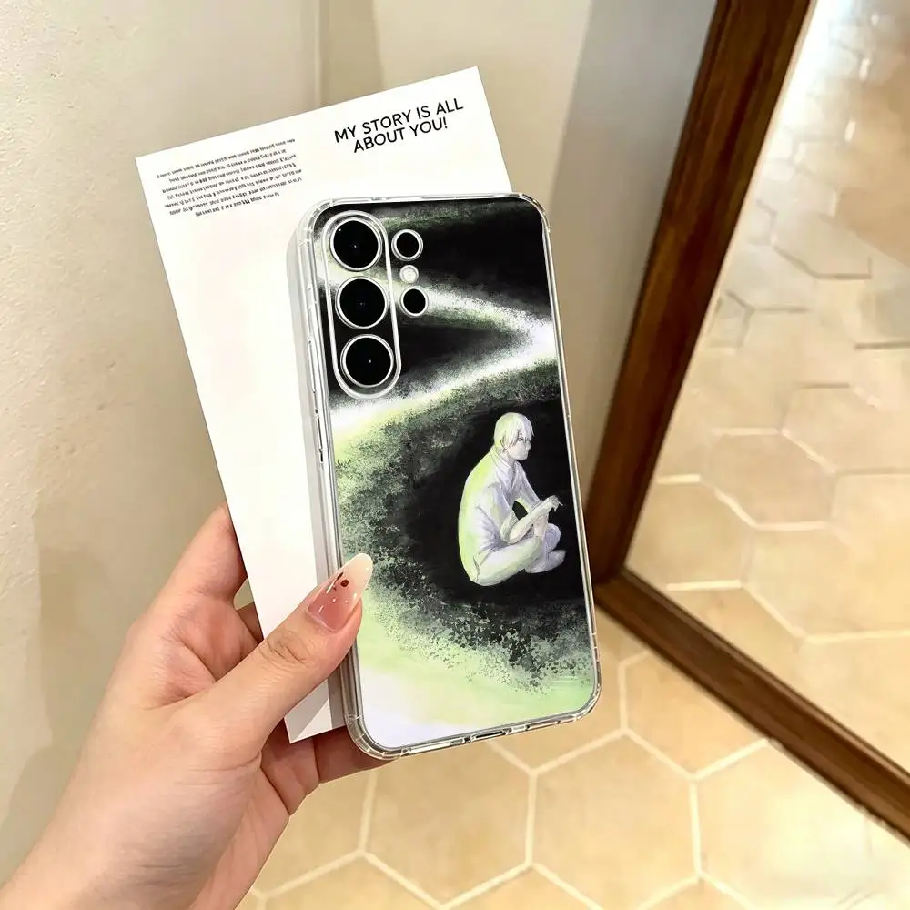Anime M-Mushishi Clear Hard Phone Case For Samsung S25,24,23,22,21,10,9,Ultra,Plus,Lite Transparent Cover view 6