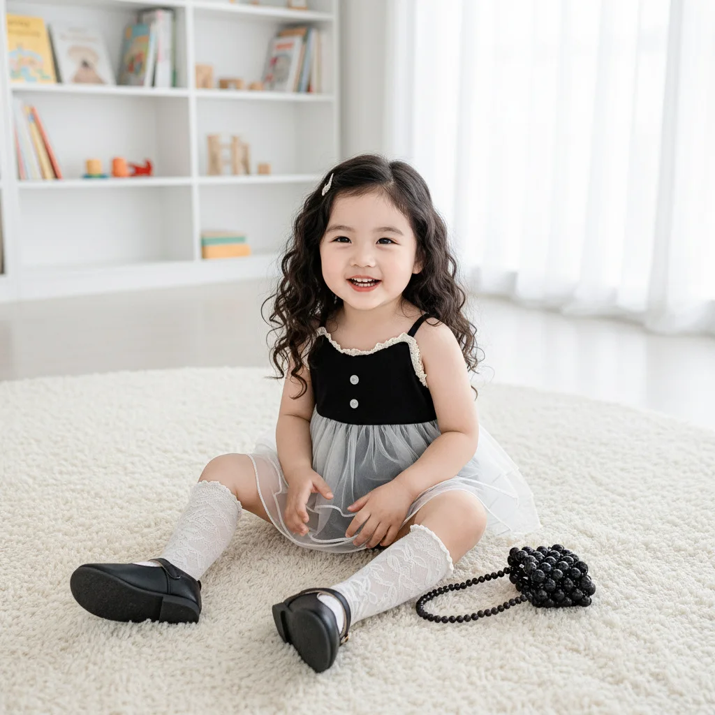 Summer Baby Girl Baby Sweet Lace Lace Camisole Bag Fart Clothes Baby Thin Jumpsuit Outdoor Princess Clothing