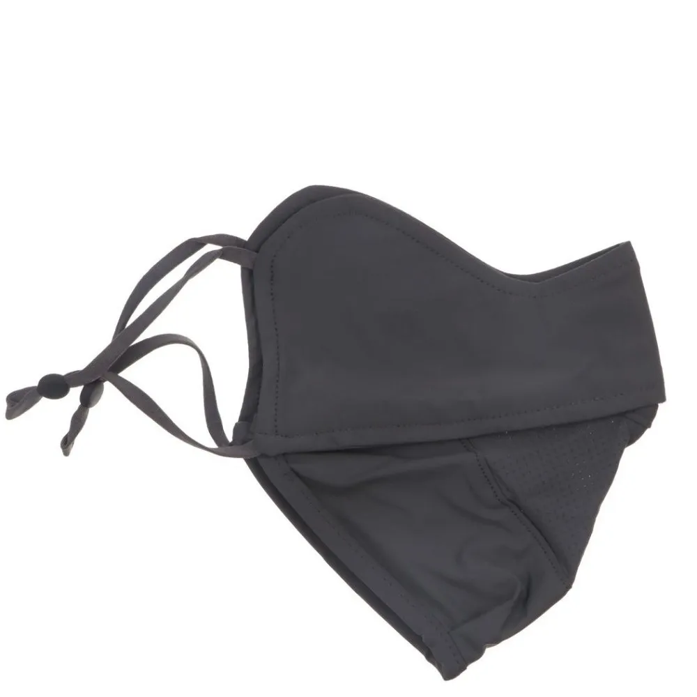 Breathable UV Protection Ice Silk Face Scarf Solid Color Face Scarves Sunscreen Veil Mesh Face Mask Anti-uv Face Cover Riding