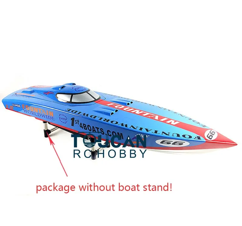 G26IP1 26CC Blue Prepainted Gasoline KIT Version RC Boat Hull Only for Advanced Player