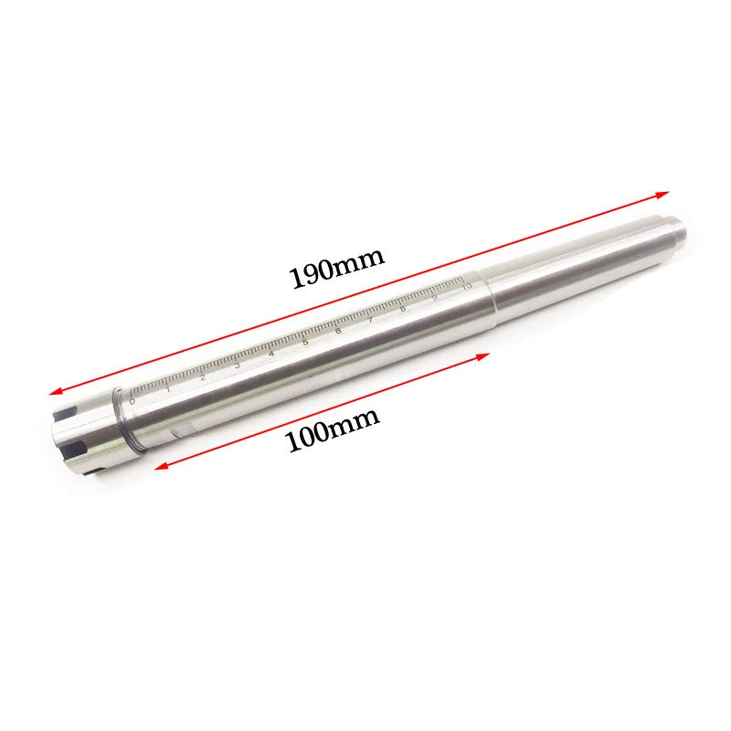 Woodworking Hole Opener Stainless Steel Extension Rod Wooden Rotary Taper Spring Chuck Lengthened