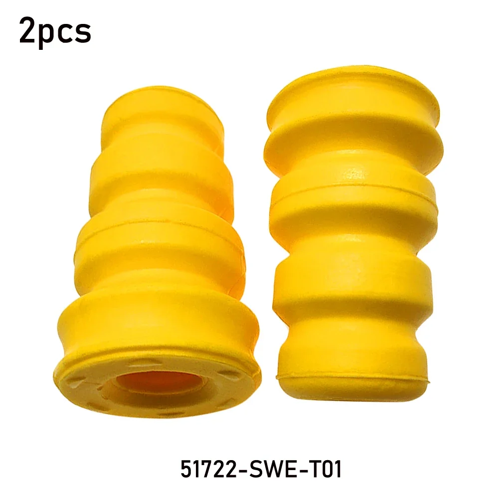 51722-SWE-T01 Front Spring Bumper Strut Shock Bump Stop For Honda For CR-V III&IV Rubber Suspension Buffer 2PCS Replacement PART