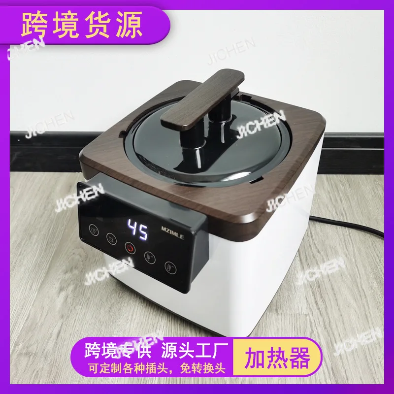 発汗ボックス 家庭用サウナボックス 燻蒸器 発汗用燻蒸器 木目調スチームポット 新品発送品。