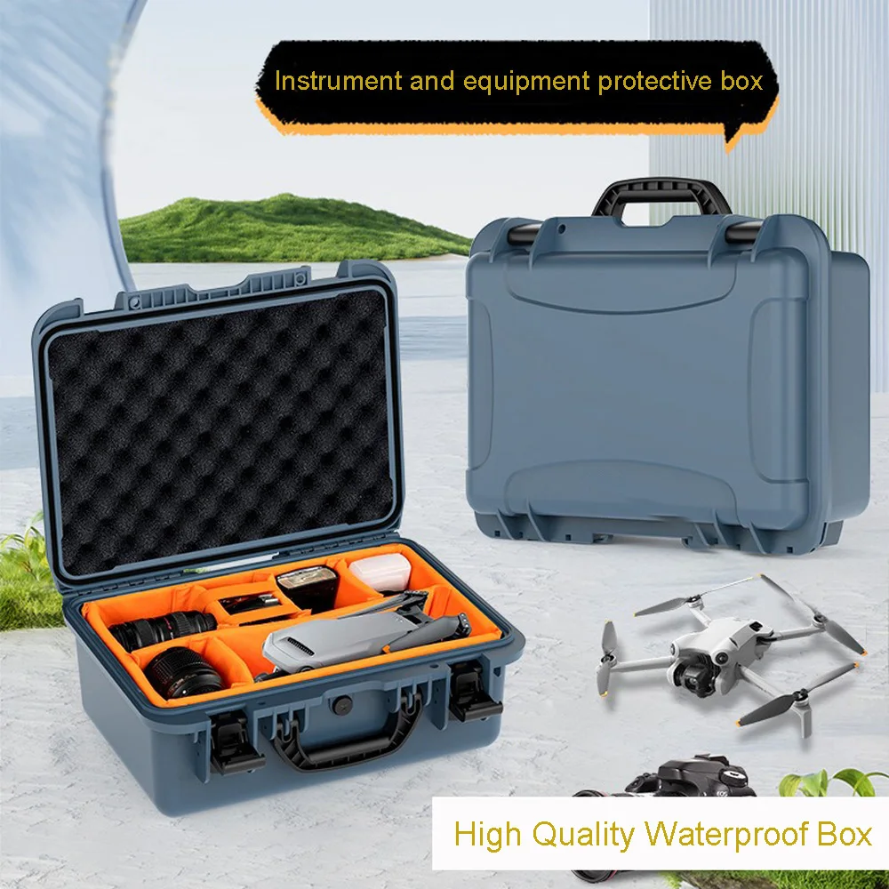 Waterproof Explosion-proof Tool Box Sealed Tool Case Dustproof Safety Box Tool Case Bag For Cameras Precise Instrument Hardware