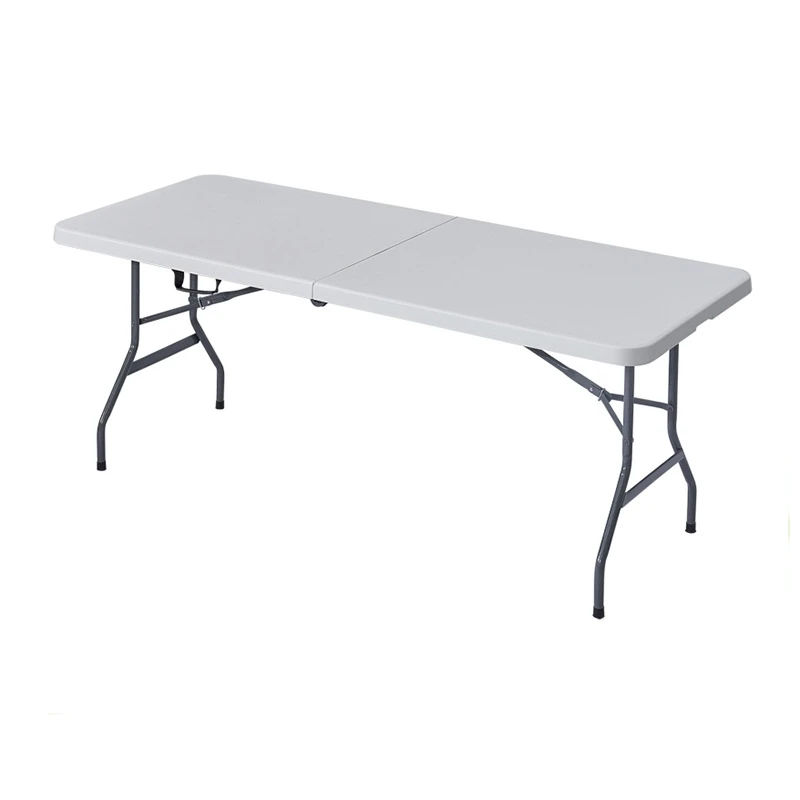 

Folding Table Portable Fold-in-Half Utility Foldable Table Portable Folding Table Outdoor Garden Camping Picnic Table New