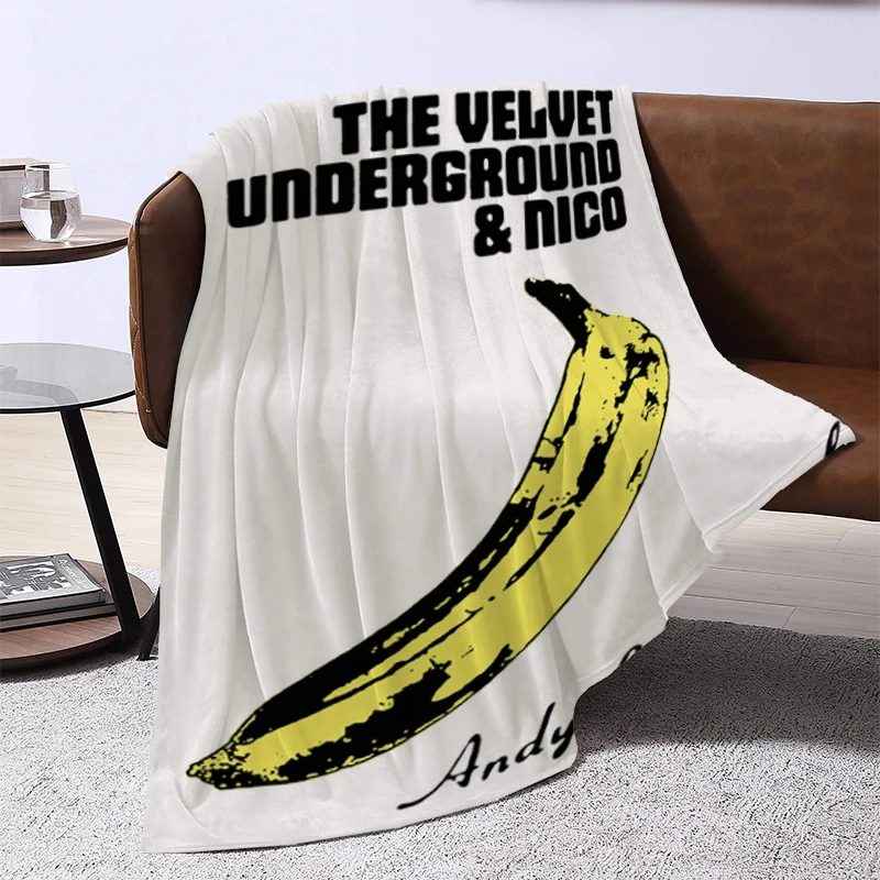 American Rock Band The V-Velvet U-Underground Blanket Fluffy Soft Blankets for Bed Furry Winter Sofa Throw & Throws Baby Fleece