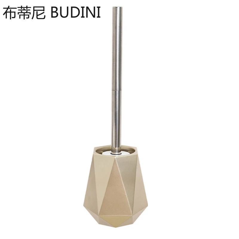 Nordic TPR Silicone Head Toilet Brush Floor-Standing Or Wall-Mounted Toilet Brush Holder Cleaning Brush Bathroom Accessories