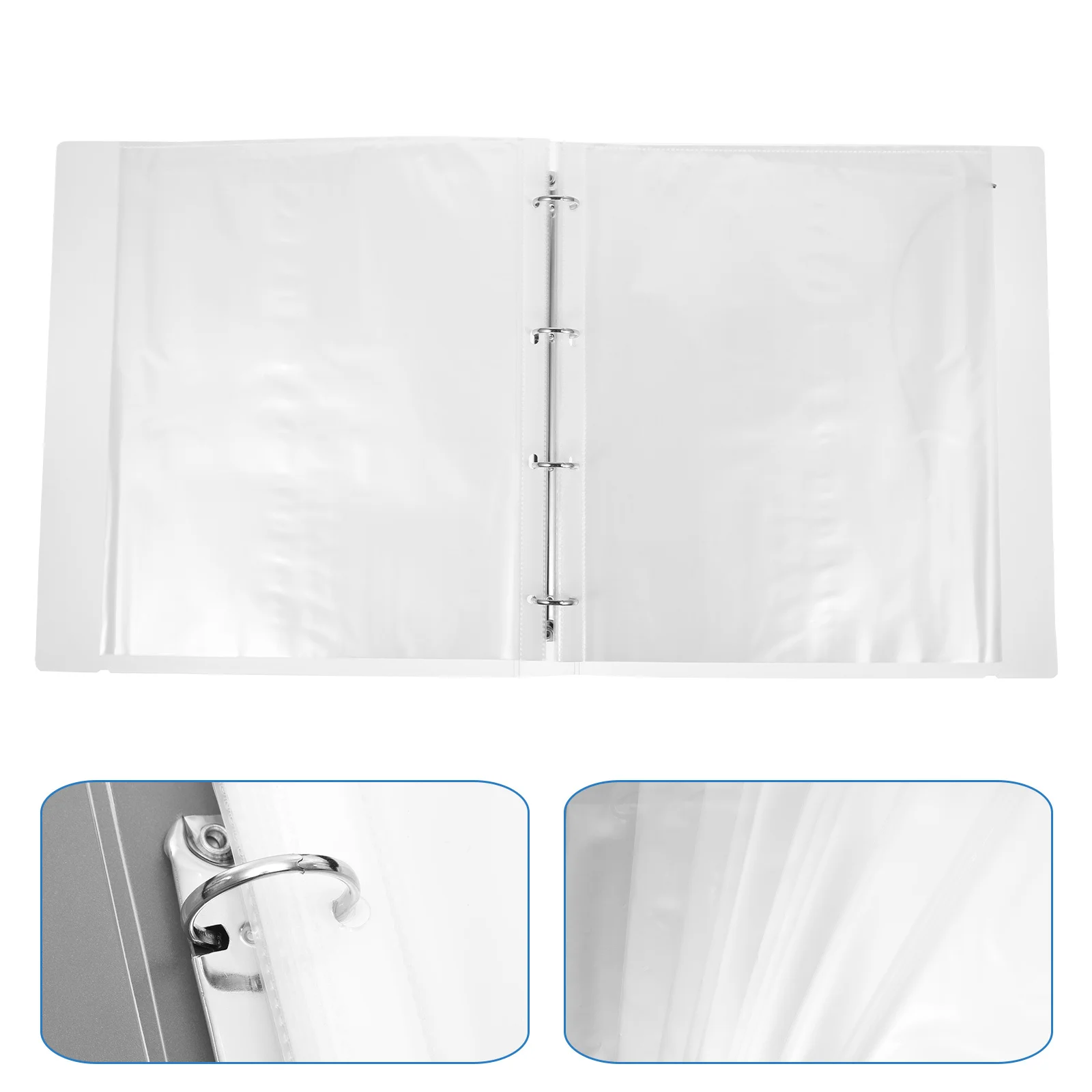 

1Set A4 Document Folder Large Capacity File Organizer Practical Office Home School Portable Anti-Wear File Holder