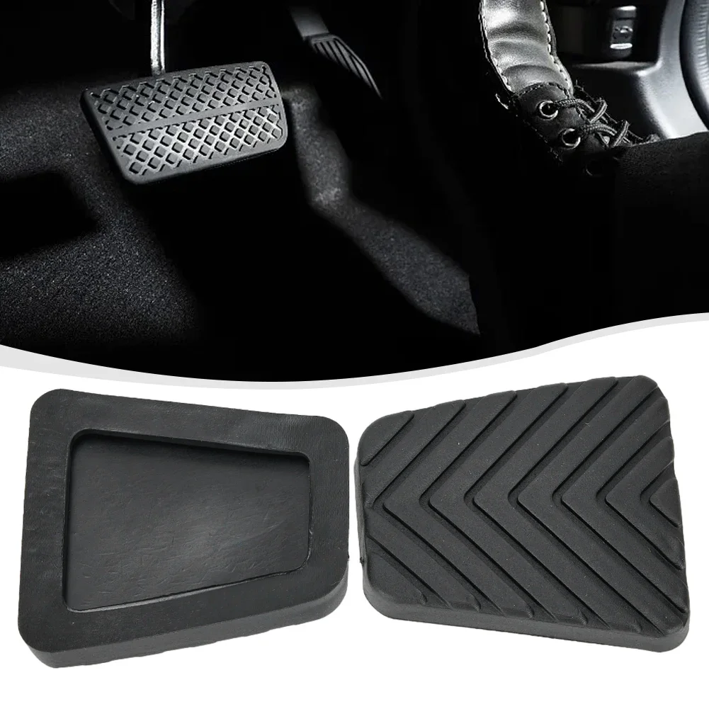 For Kia Clutch Pedal Cushion Pedal Pad Replacement Rubber 6.3*5.6*1.1cm Accessories Cover Mat 2pcs 32825-36000