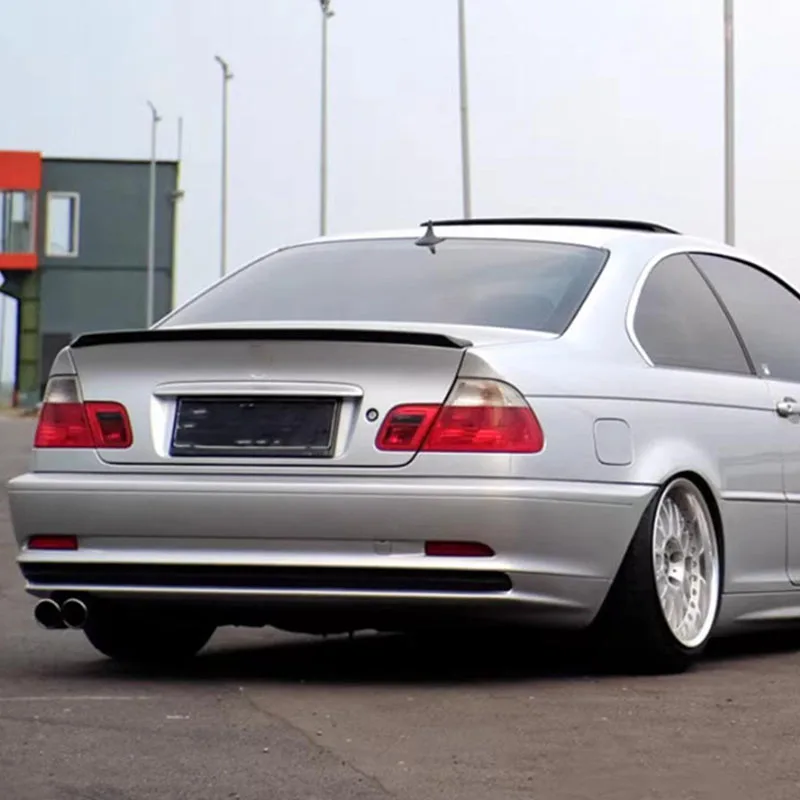 

For BMW 3 Series E46 2Door Coupe/1999-2006 Spoiler Wing Car Trunk ABS Plastic Rear Tail Lip Accessories Body Kit