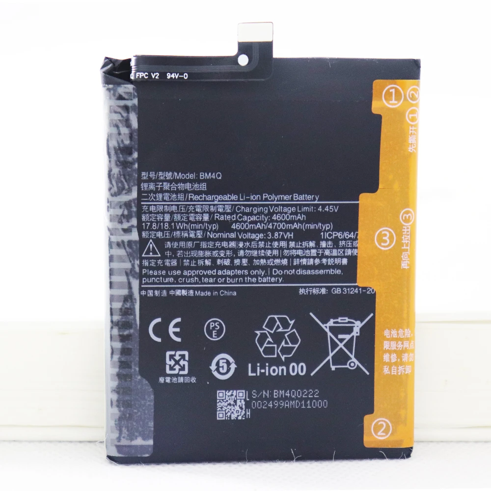 

2pcs 5pcs 10pcs Battery BM4Q For Xiaomi Redmi K30 Pro K30pro 4700mAh