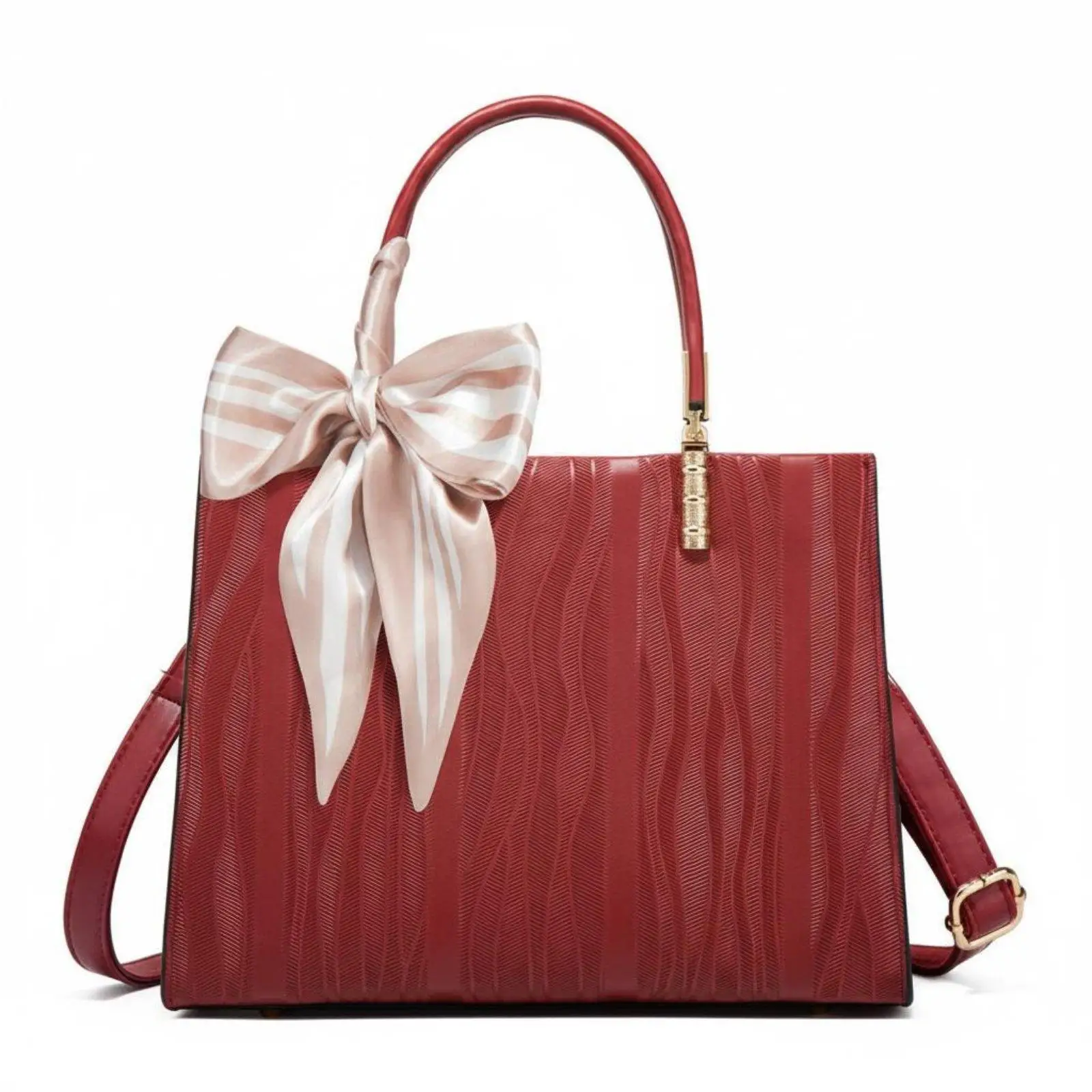 Handbag Large Capacity Top Handle Elegant Tote for Moms, Office, Work, Commuting