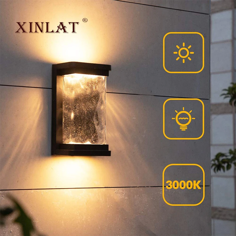 Outdoor Wall Lights Patio Deck Ambient Lights Indoor Outdoor Waterproof Villa Corridor Aisle Garden Wall Lights