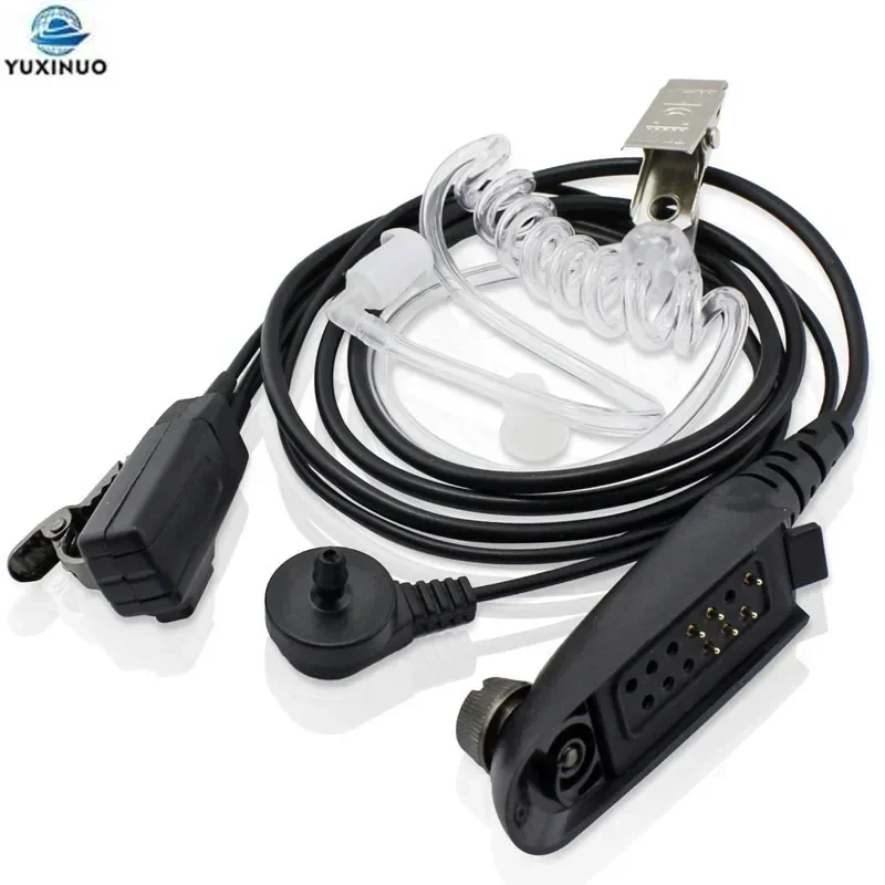 Air Acoustic Tube Earpiece Headset PTT Mic for Motorola Two Way Radio GP328 GP338 GP340 GP380 PRO5450 PRO5150 Walkie Talkie