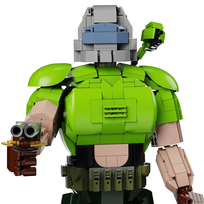 MOC لعبة الرماية الكلاسيكية أنيمي الفصل تدمير المحارب Mehca روبوت بنة مجموعة الموت الأبدية الشكل القاتل الميكانيكية لعبة مجسمة #4