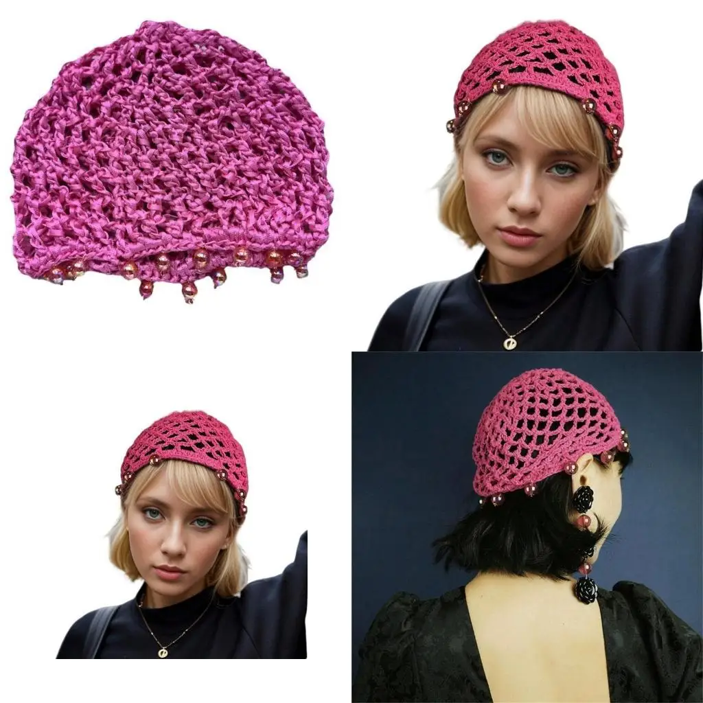 

R1WE Bohemian Styles Hat Hollows Out вязаная шляпа мягкая дышащая шляпа Прекрасная шляпа для модных женщин