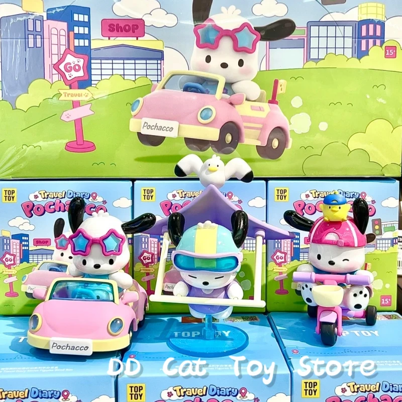 

Новый оригинальный Toptoy Sanrio Travel Diary Pochacco Series слепая коробка модная игра Pochacco фигурка коробка-сюрприз Рождественский подарок