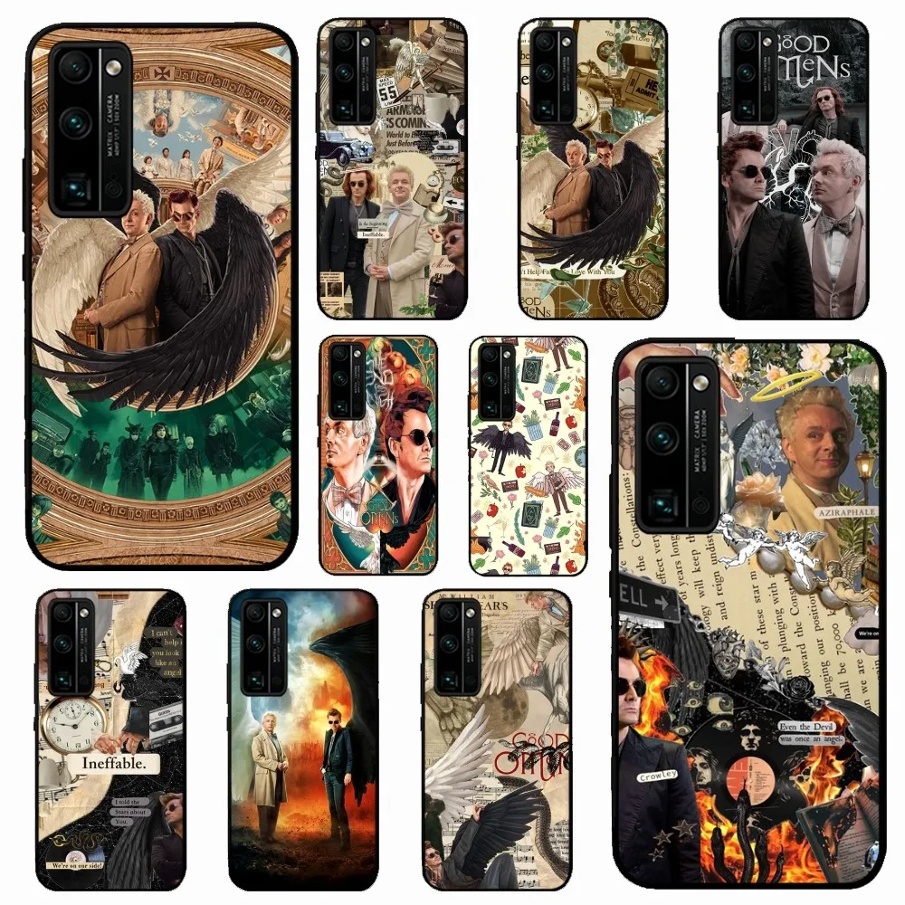 Hot TV Good O-Omens Phone Case For Huawei Honor 10 lite 9 20 7A 9X 30 50 60 70 pro plus Soft Silicone Cover