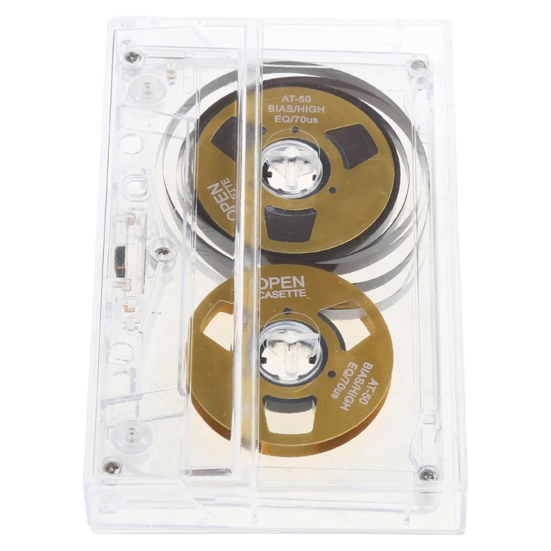 

Versatile Double Sided Metal Cassette Tape with 50 Minutes Recording Function Standard Cassette Blank Tape Empty Tape Dropship