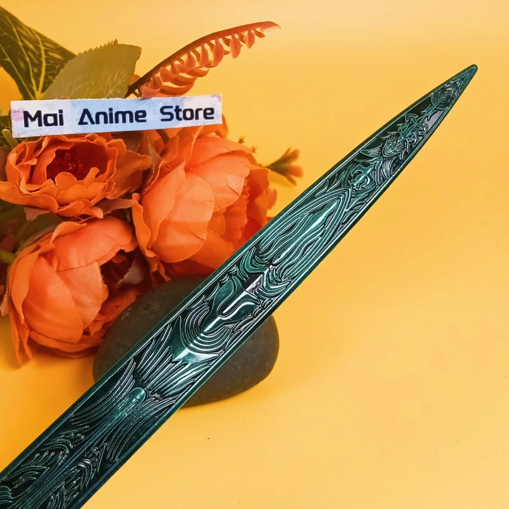 8.6 بوصة 22 سنتيمتر Elden كاتانا القمر Greatsword اليابانية كاتانا الصلب النينجا سكين المعادن صابر راني الجليد أنيمي السيف Unsharp لعبة هدية