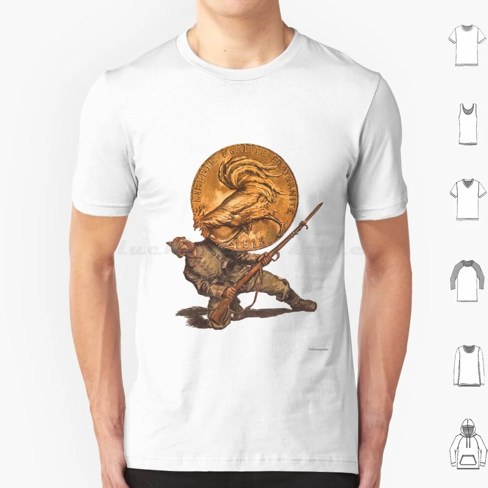 Liberté-Egalité-Fraternidad Camiseta de algodón hombres mujeres DIY estampado Liberté Égalité Fraternité Liberte Fraternite Egalite 1915 francés