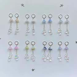 Lily of the Valley Jellyfish Fairy Core Earrings