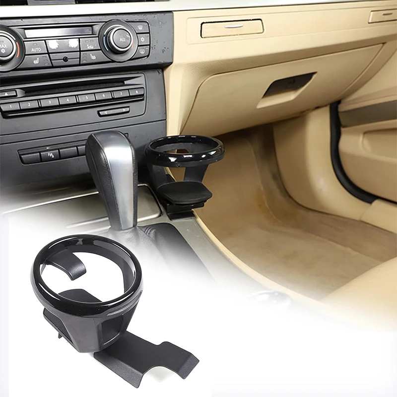 Center Console Water Cup Holder For BMW 3 Series 2005-2012 E90 E91 E92 E93 Passenger Front Seat Coffee Drink Cup Holder Expander