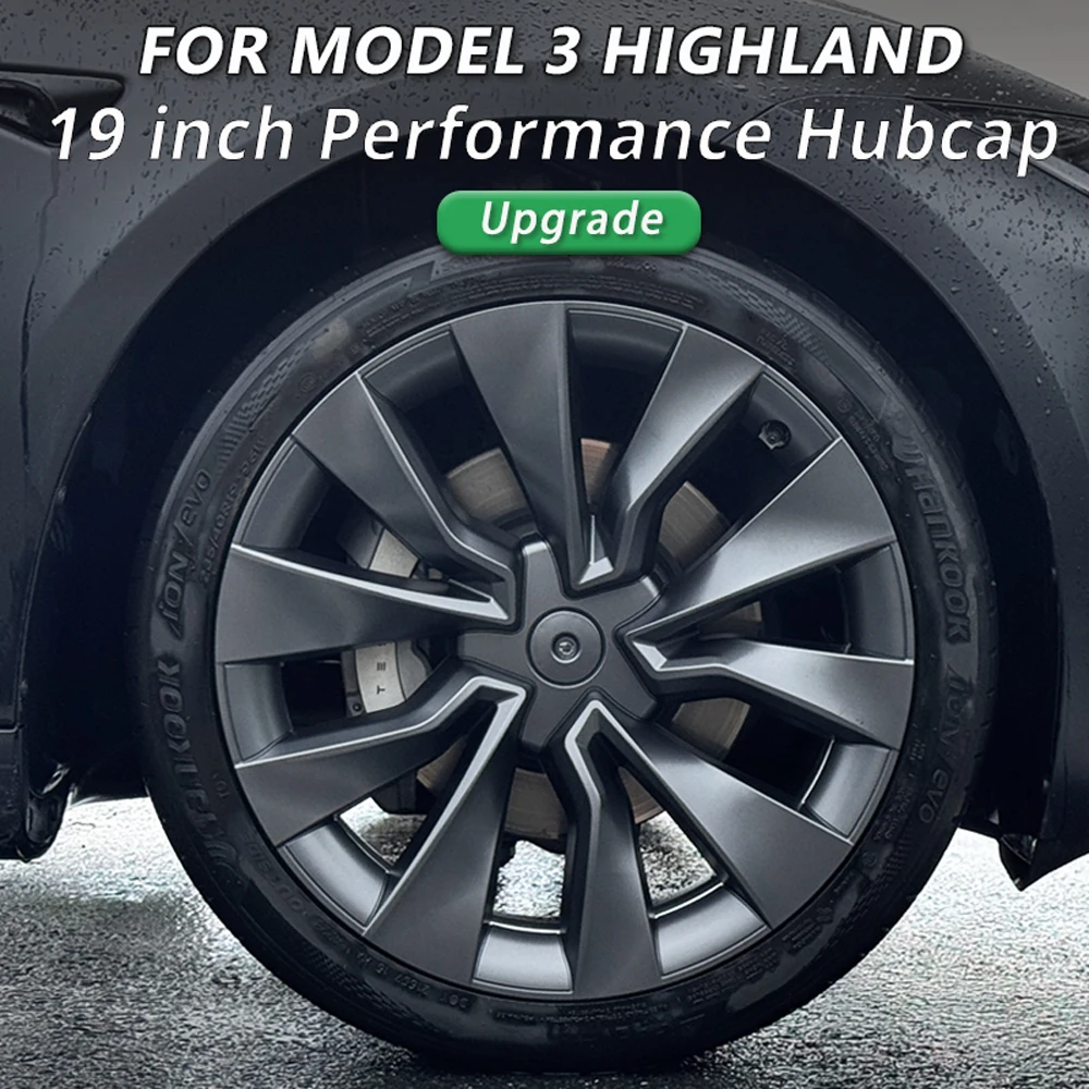

For Tesla Model 3 Highland 19 Inch New 2025 HubCap 4PCS Performance Wheel Cover Wheel Part Full Rim 2024 Accessories Wheel Cap