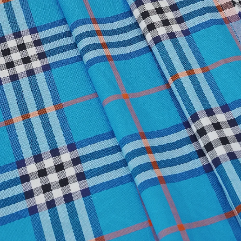 

Yarn Dyed 100% Cotton Tartan Plaid Fabric by The Yard, Cotton Poplin Check Fabric Cloth Suitable for Fashion Dress, Shirt, Skirt