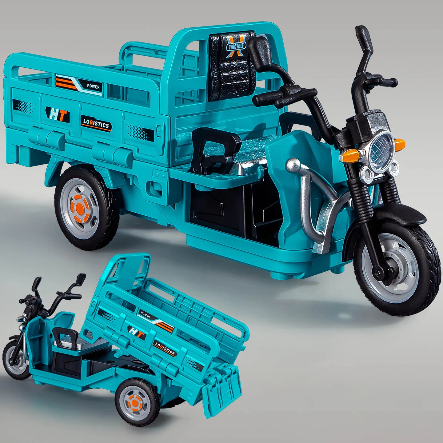 Children Toy Car Electric With Sound And Light Tricycle Boys Motorcycle Model Simulation Tricycle Inertia Driving Toy Kids Gift