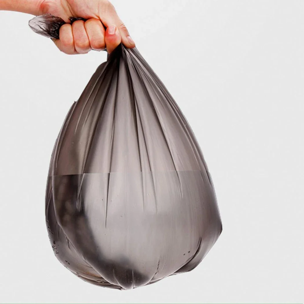 15PCS/Roll Garbage Bag Medium Household Affordable Thickening Trash Bag Kitchen Living Room And Bathroom Rubbish Bag