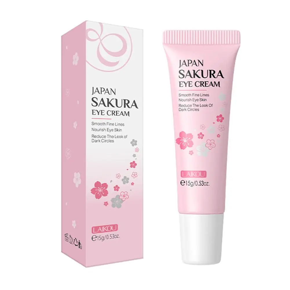 Sakura-mascarilla Facial reparadora para dormir, máscara Facial de noche, nutritiva, iluminadora, círculo oscuro, Crema para Ojos, Hidratante para ojos debajo de los ojos