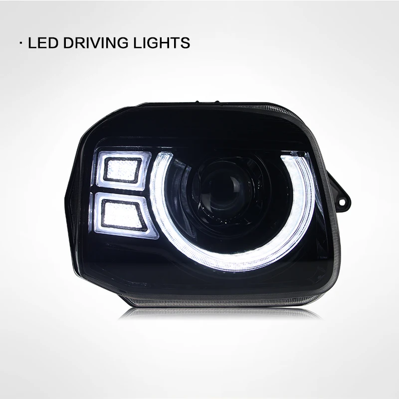 Car Lights forFront LED Headlights 6000K DRL Daytime Running Light Turn Signal 2007-2015