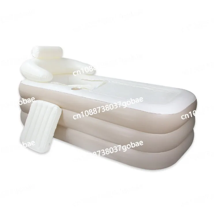 Inflatable Bathtub, Adult Household Foldable Bath Tank