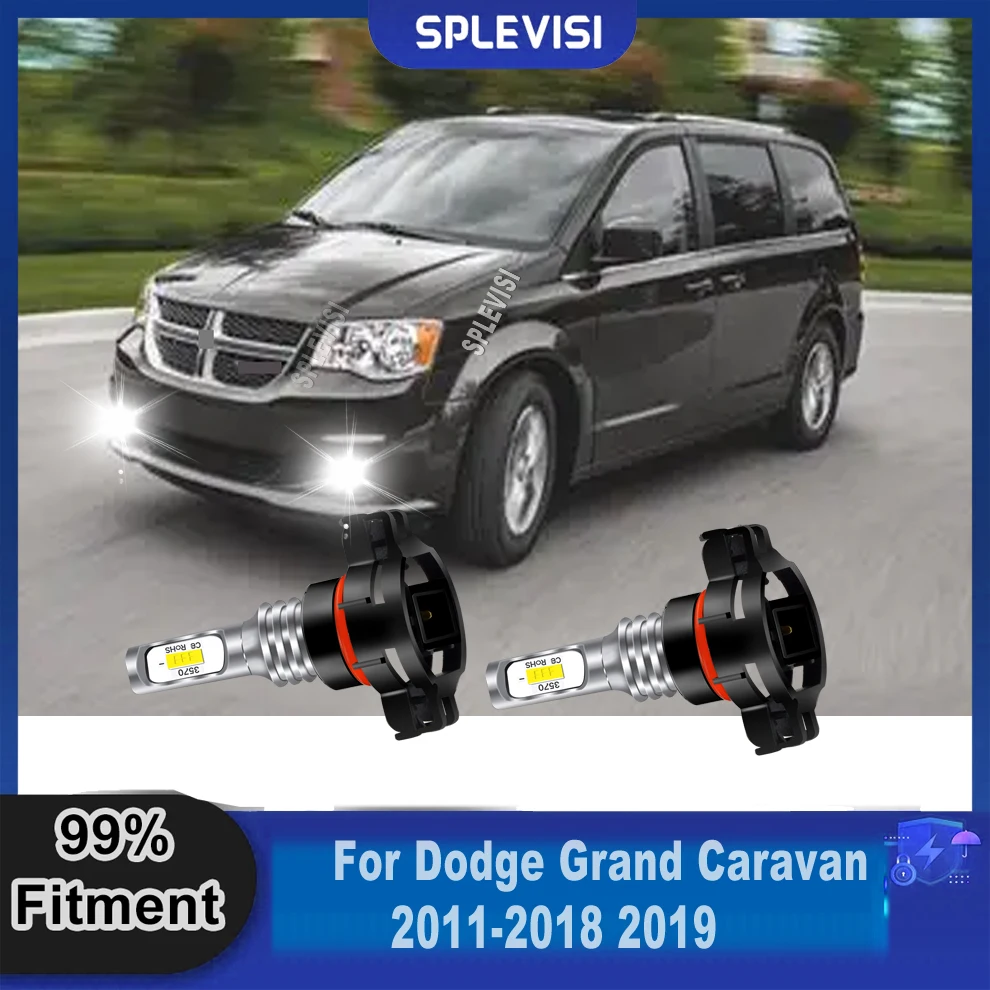 

LED White 6000K Fog Light Bulb H16 5202 Quick Installation For Dodge Grand Caravan 2011 2012 2013 2014 2015 2016 2017 2018 2019